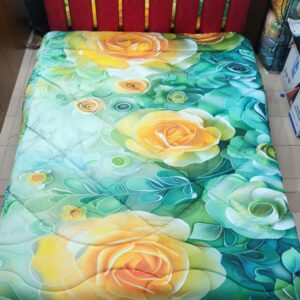 হলুদ গোলাপ কমফর্টার