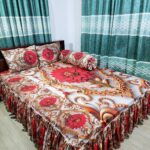 3D প্রিমিয়াম সাইড কুঁচি বেড সীট